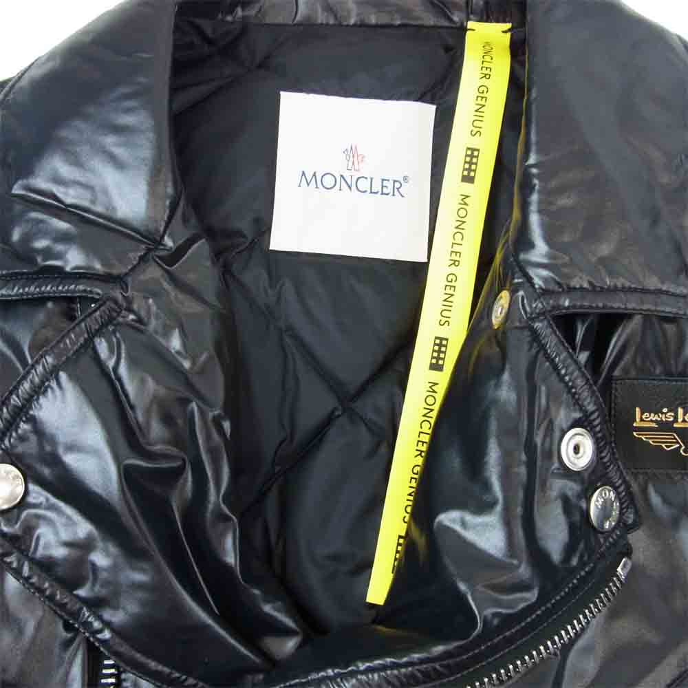 MONCLER モンクレール 20AW F209U1A50110-68950 GENUIS 7 FRAGMENT Lewis Leathers ジーニアス フラグメント ルイスレザー SERG  ブラック系 ブラック系 TG2【新古品】【未使用】【中古】