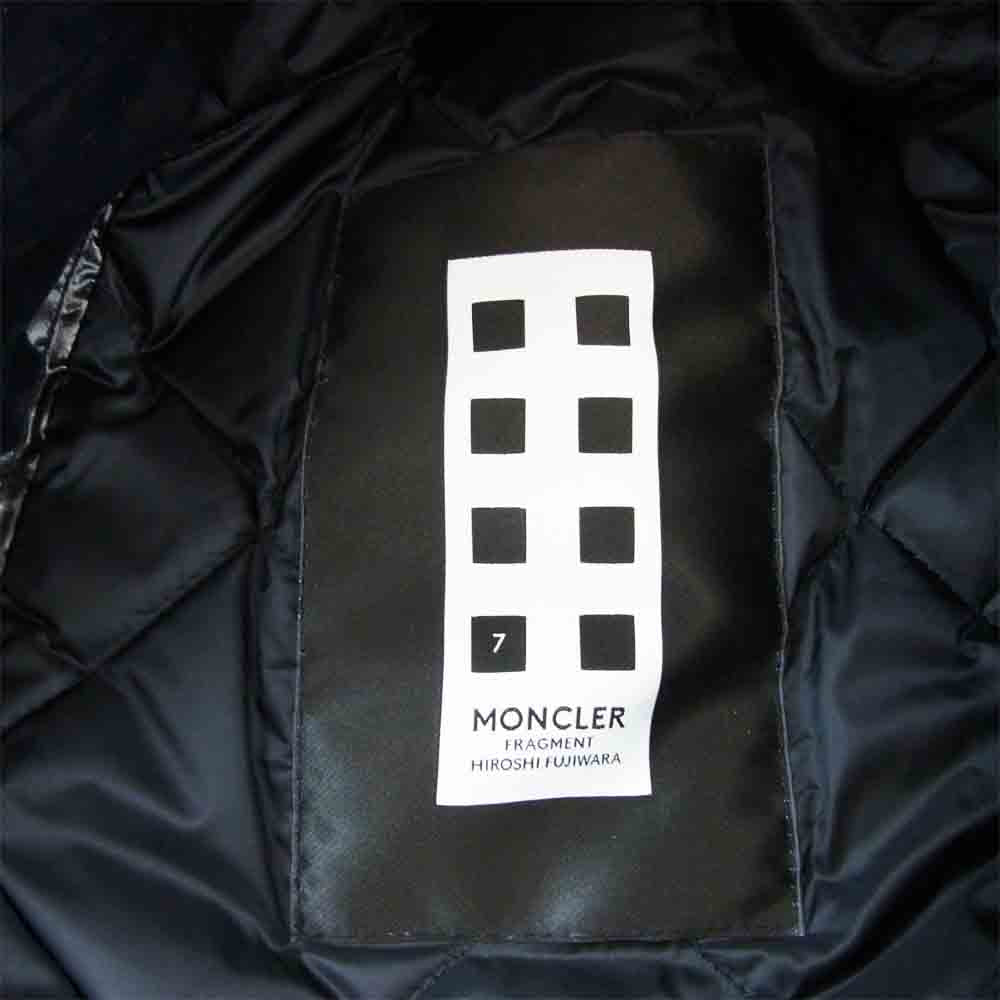 MONCLER モンクレール 20AW F209U1A50110-68950 GENUIS 7 FRAGMENT Lewis Leathers ジーニアス フラグメント ルイスレザー SERG  ブラック系 ブラック系 TG2【新古品】【未使用】【中古】