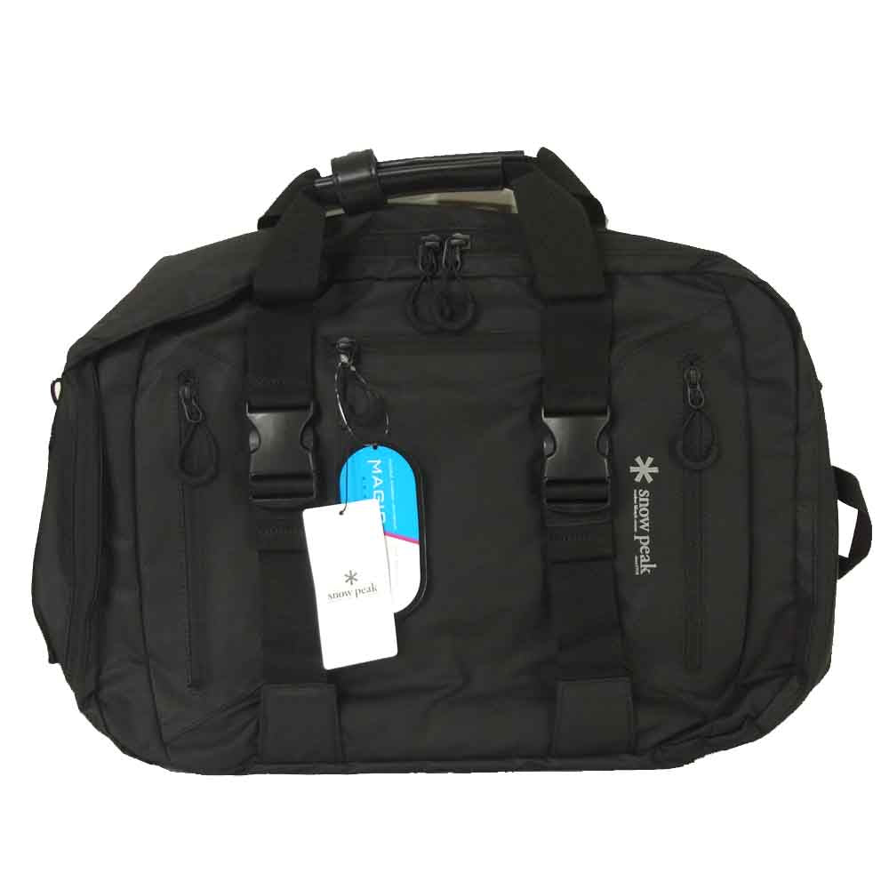 snowpeak スノーピーク UG-729BK 3WAY BUSINESS BAGONEBLACK 3ウェイ ビジネス バッグ ブラック系【新古品】【未使用】【中古】