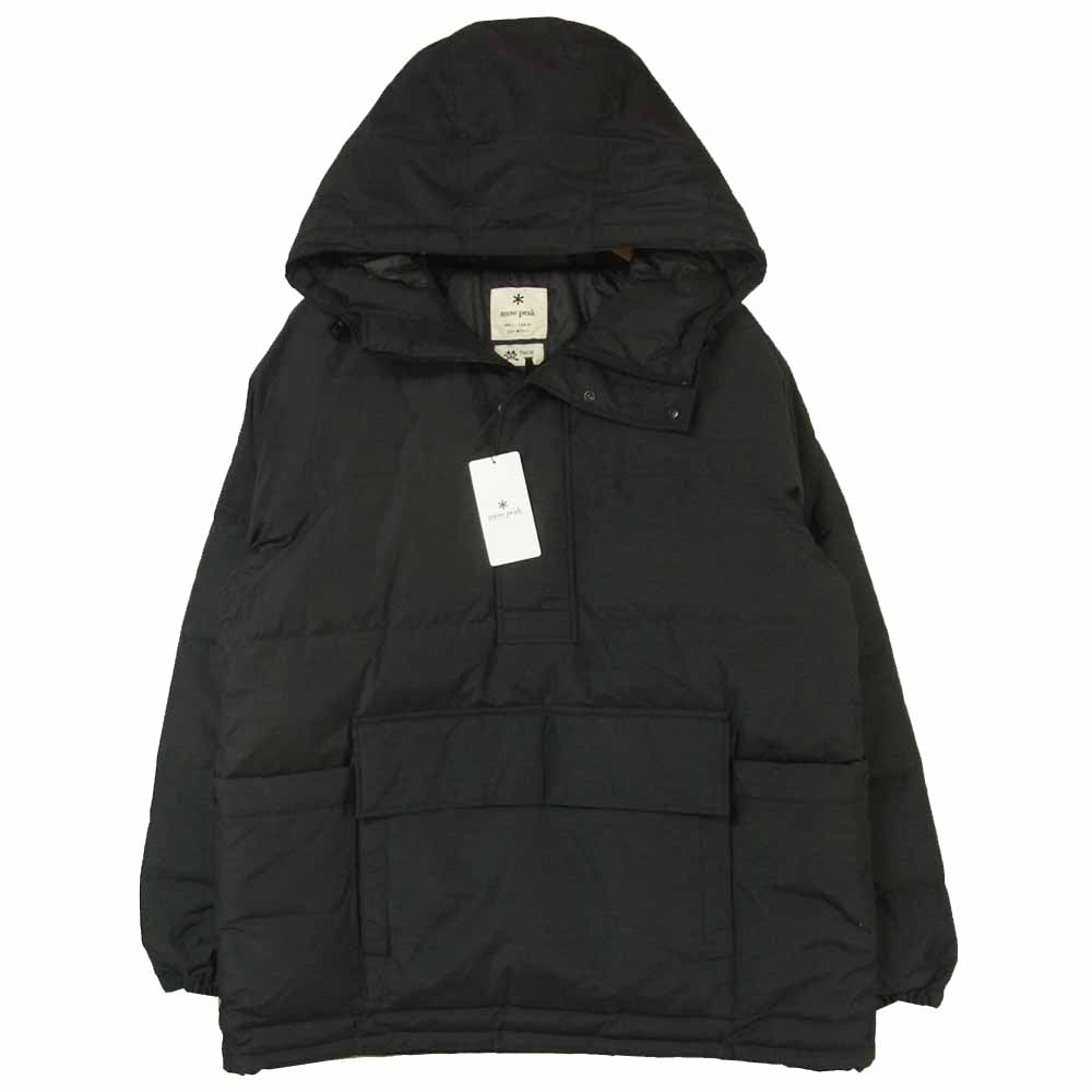 snowpeak スノーピーク JK-19AU00104BK FR DOWN PULLOVER プルオーバー ダウンジャケット ブラック系 L【新古品】【未使用】【中古】