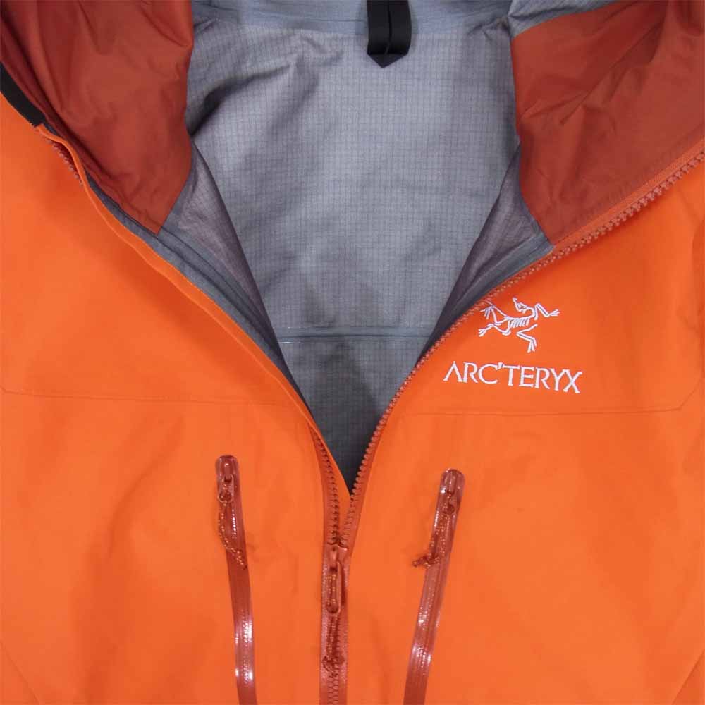 ARC'TERYX アークテリクス 18082 ALPHA SV JACKET アルファ SV ジャケット  オレンジ系 S/P【中古】
