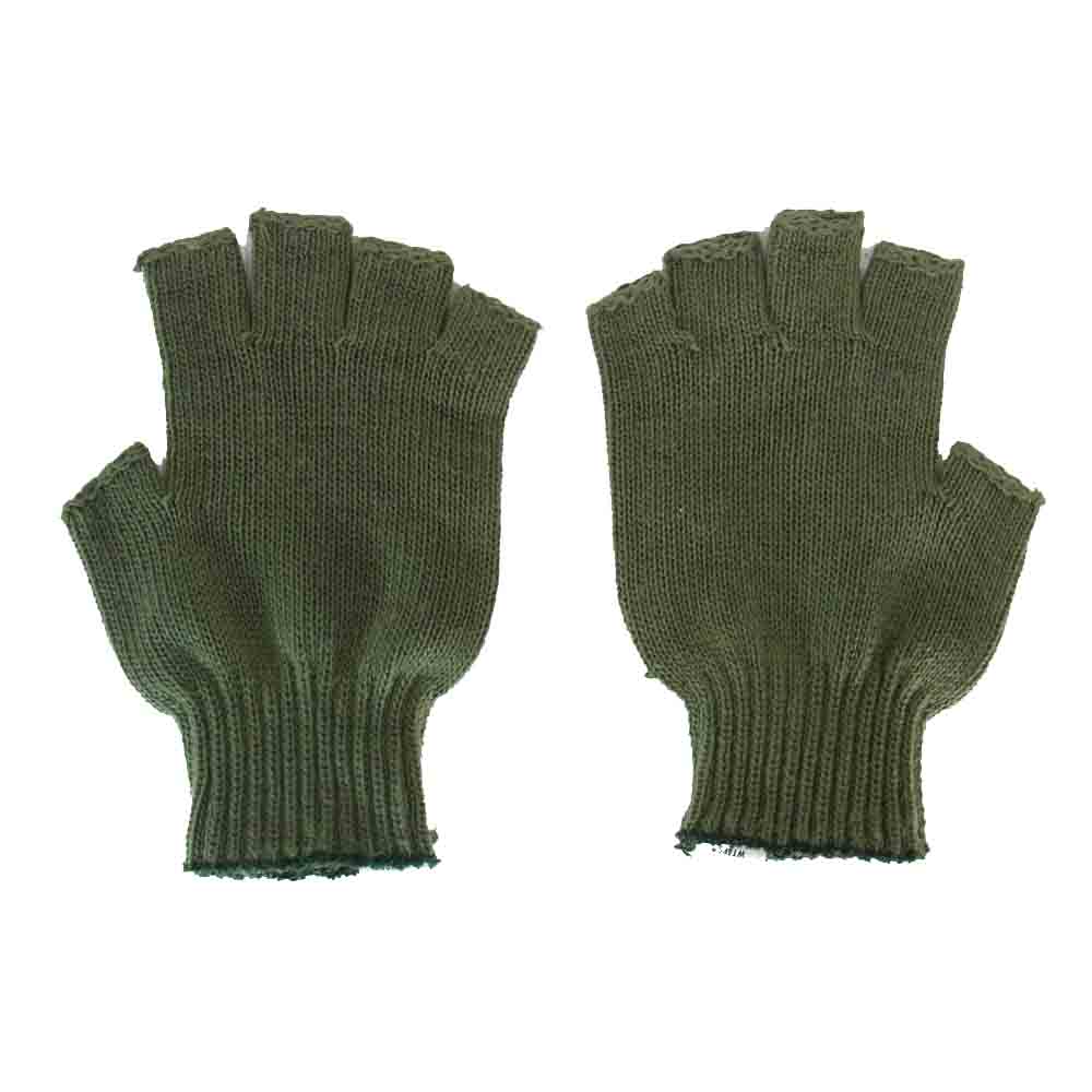 WTAPS ダブルタップス TRIGGER GLOVE ACRYLIC グローブ フィンガーレス グローブ 手袋 カーキ系【中古】