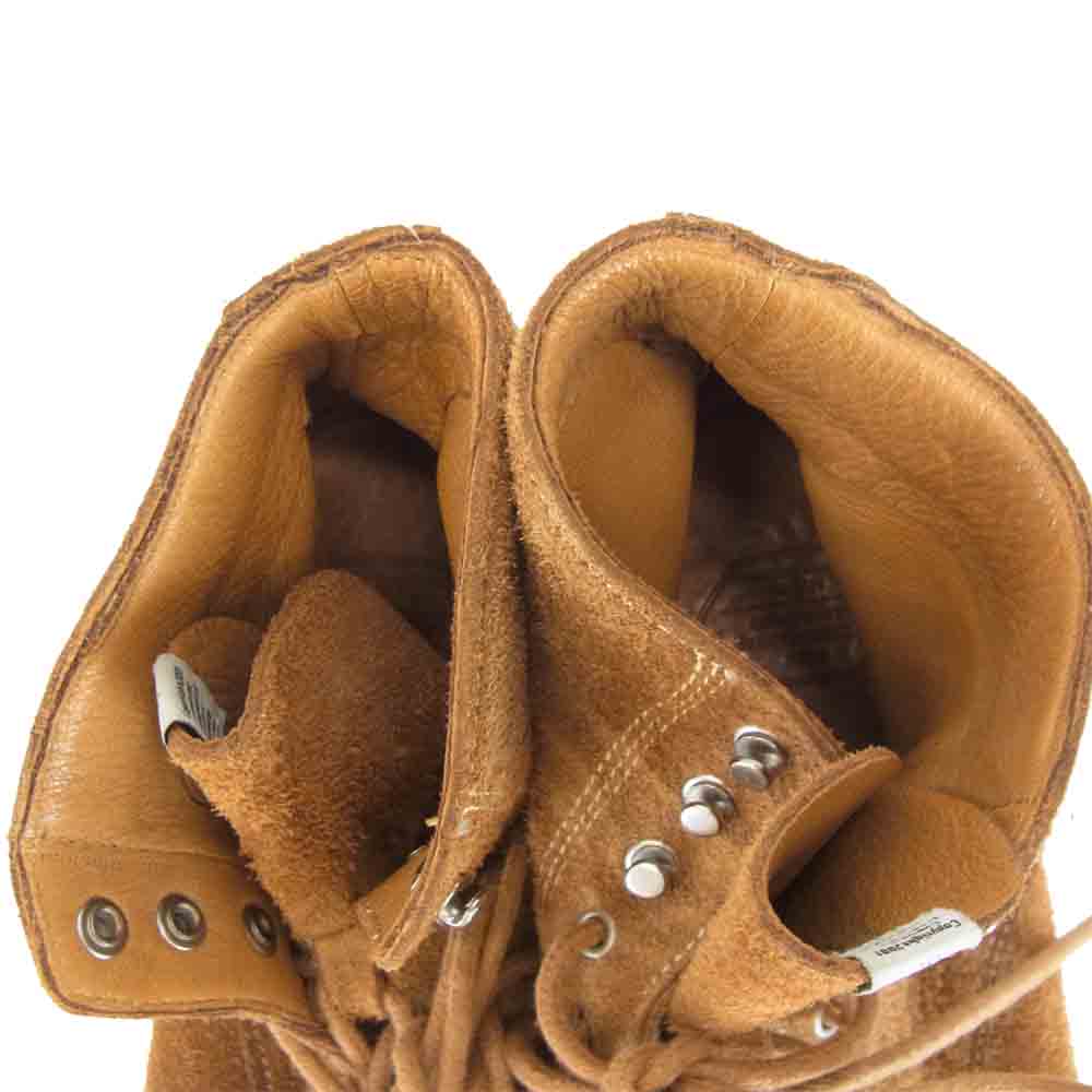 VISVIM ビズビム virgil boots folk バージル ブーツ スエード ブラウン系 27.5cm【中古】