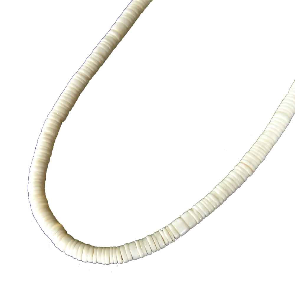 VISVIM ビズビム HEISHI BEADS NECKLACE ヘイシ ビーズ ネックレス ホワイト系【中古】