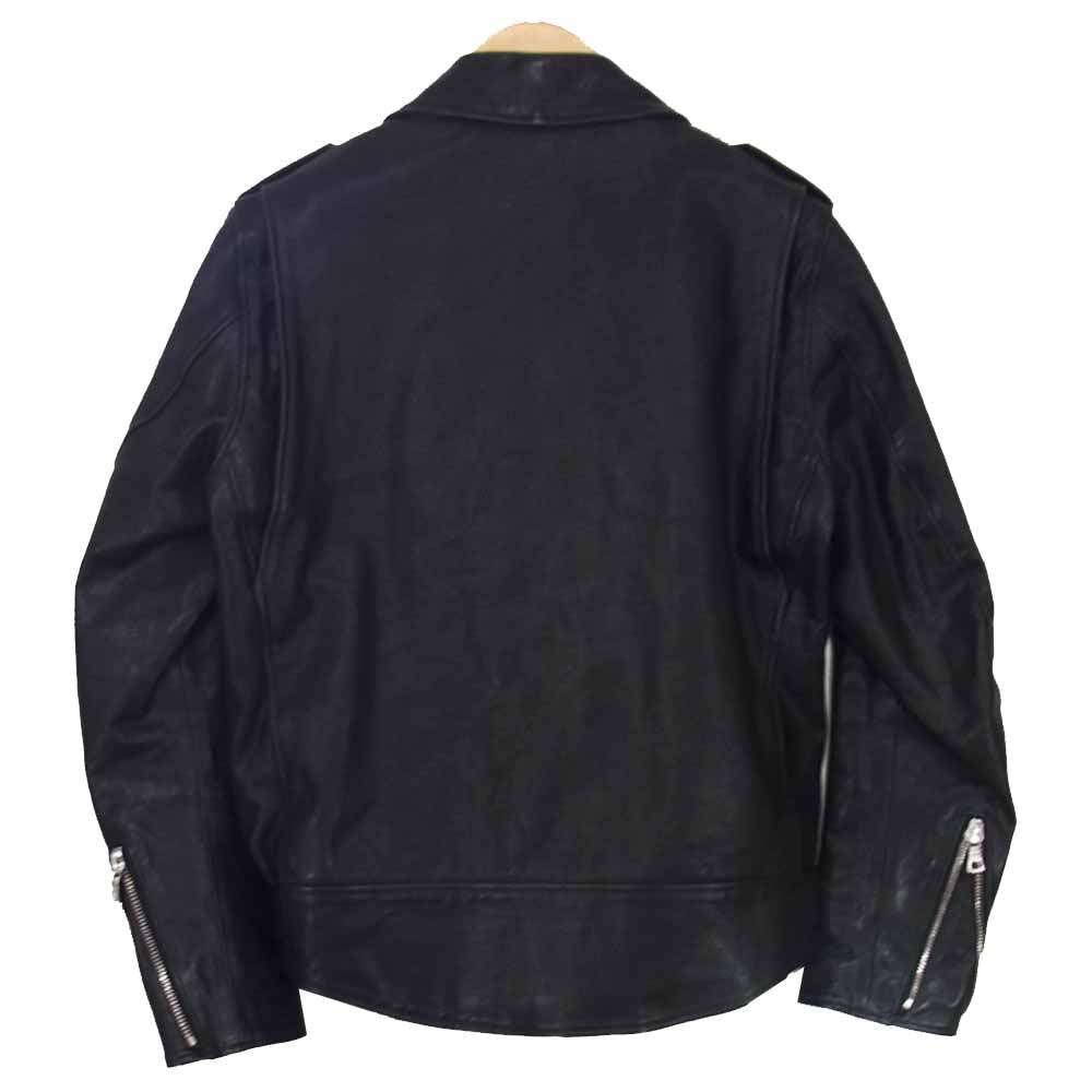 VISVIM ビズビム VS0001190-01 STRABLER JACKET レザー ダブルライダース ジャケット ブラック系 M【中古】