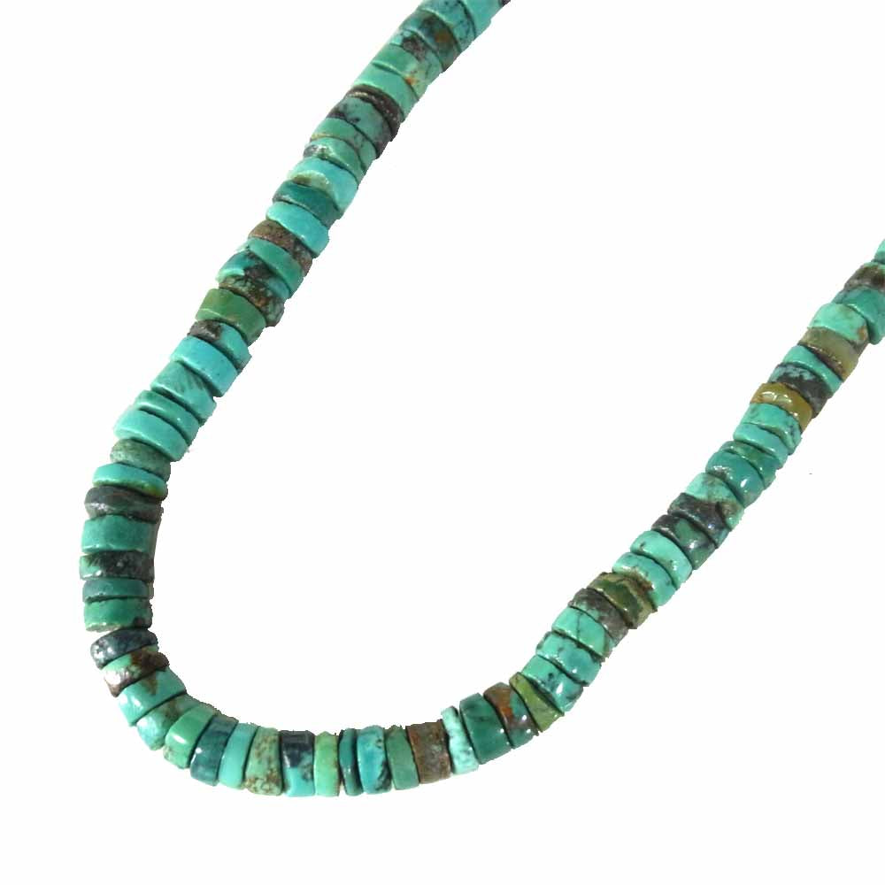 VISVIM ビズビム turquoise necklace ターコイズ ビーズ ネックレス ライトブルー系【中古】