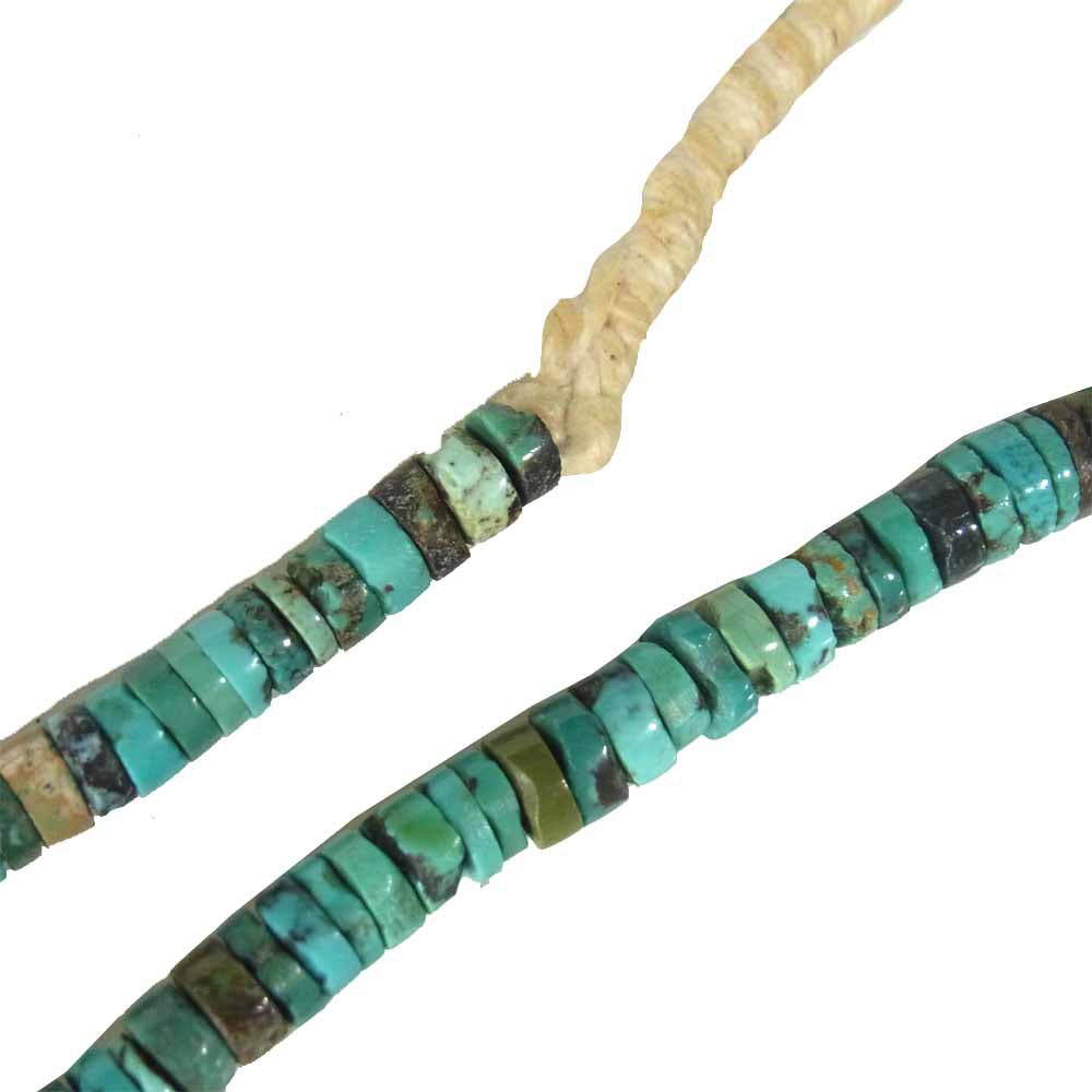 VISVIM ビズビム turquoise necklace ターコイズ ビーズ ネックレス ライトブルー系【中古】