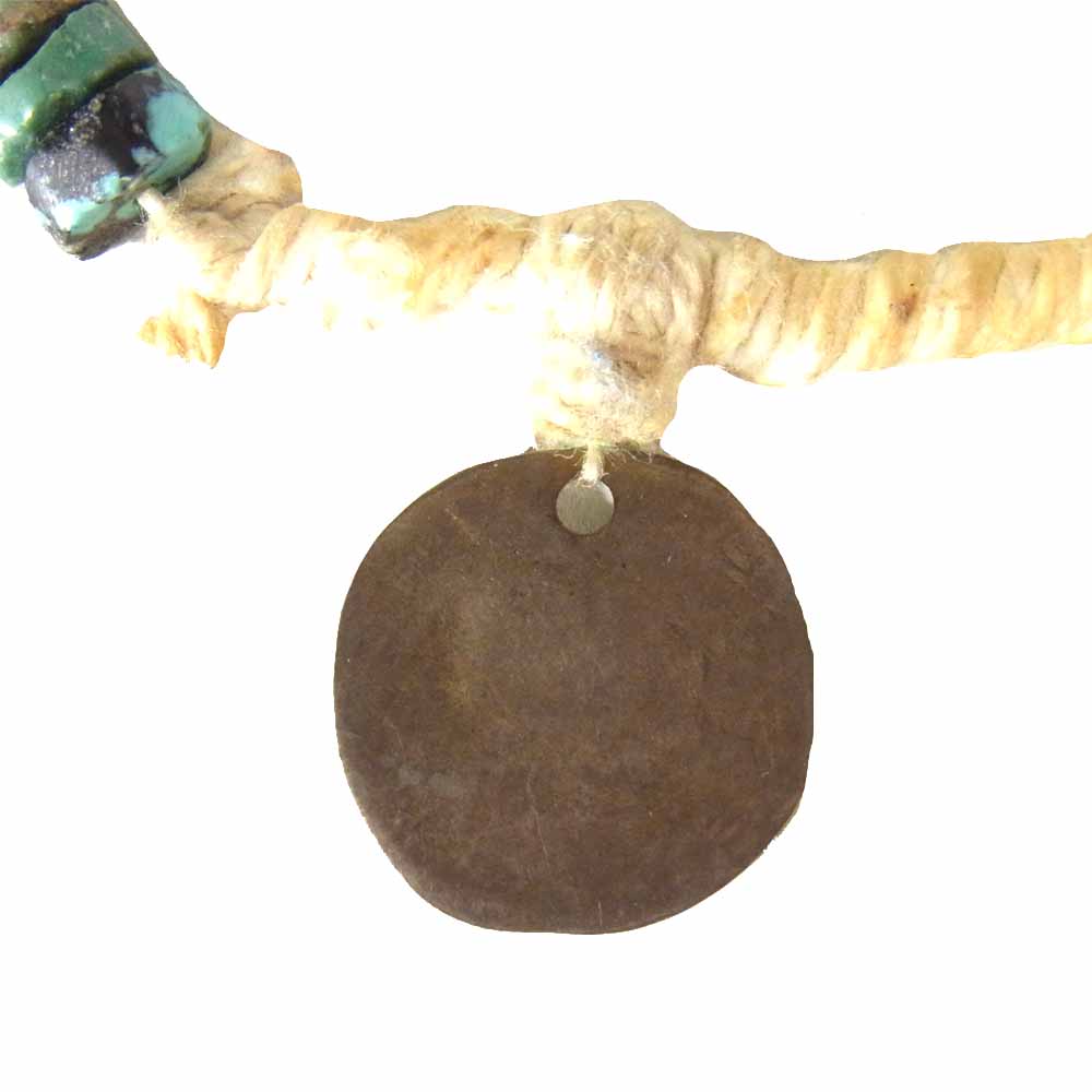 VISVIM ビズビム turquoise necklace ターコイズ ビーズ ネックレス ライトブルー系【中古】
