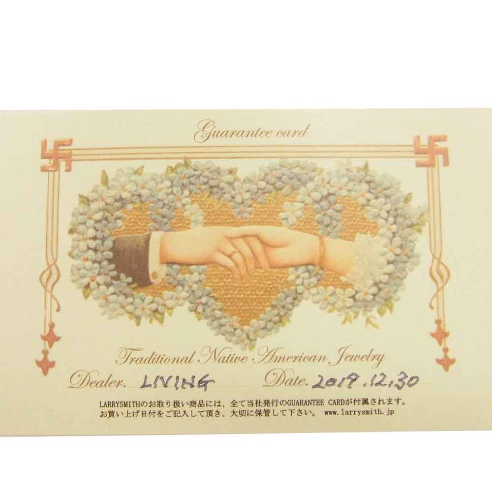 LARRY SMITH ラリースミス フェザー タタキ メタル カスタム ネックレス シルバー系 ゴールド系【中古】