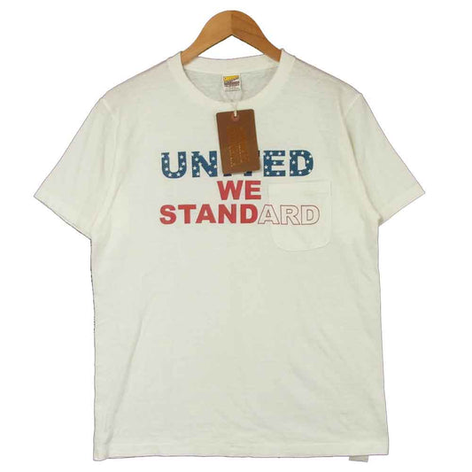STANDARD CALIFORNIA スタンダードカリフォルニア UNITED WE STANDARD T-SHIRT 半袖Tシャツ ホワイト系 M【新古品】【未使用】【中古】