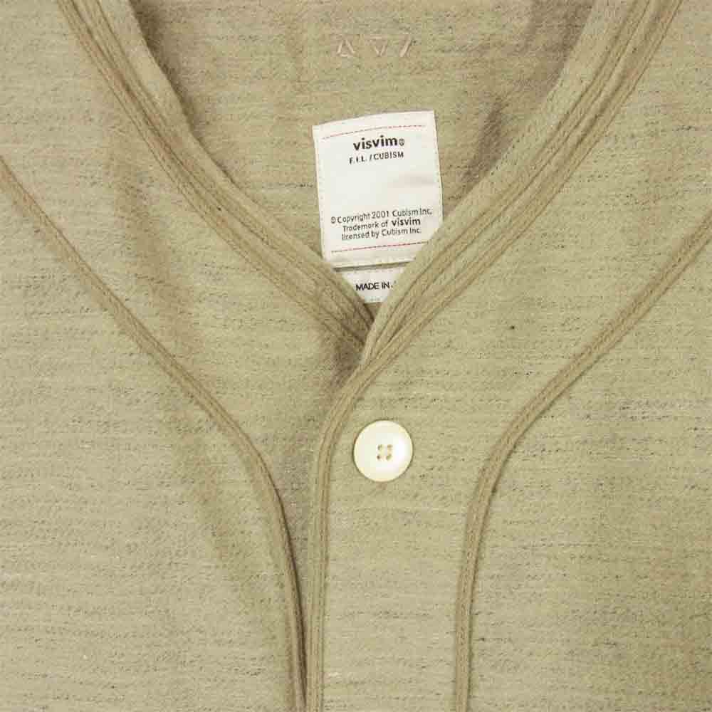 VISVIM ビズビム 0118105011018 DUGOUT SHIRT L/S 長袖 シャツ ベージュ系 M【極上美品】【中古】