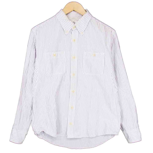 VISVIM ビズビム ストライプ シャツ パープル系 S【中古】
