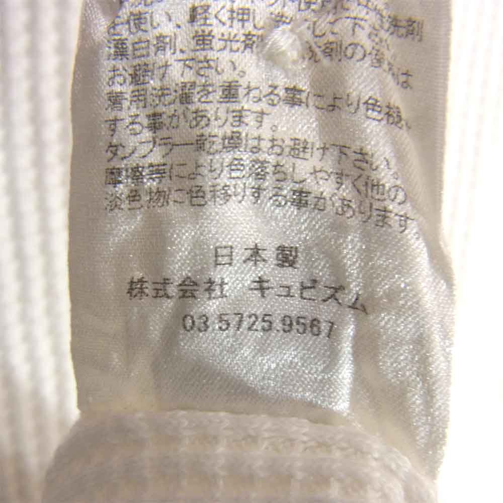 VISVIM ビズビム 112105010068 CURTA WAFFLE HENLEY L/S ヘンリーネック ワッフル サーマル カットソー ホワイト系 2【中古】