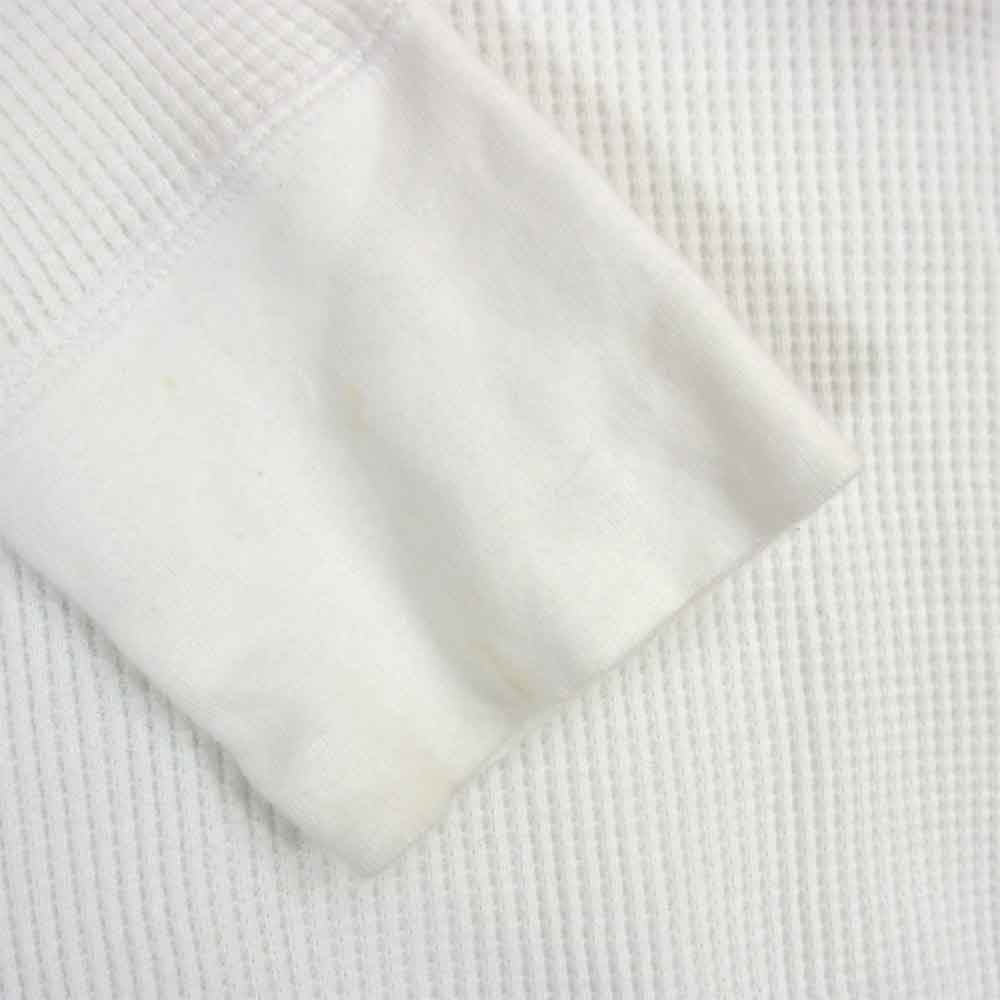 VISVIM ビズビム 112105010068 CURTA WAFFLE HENLEY L/S ヘンリーネック ワッフル サーマル カットソー ホワイト系 2【中古】