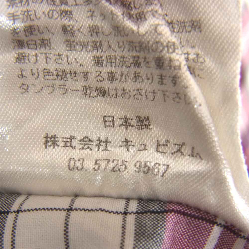 VISVIM ビズビム チェック 長袖 シャツ レッド系 S【中古】