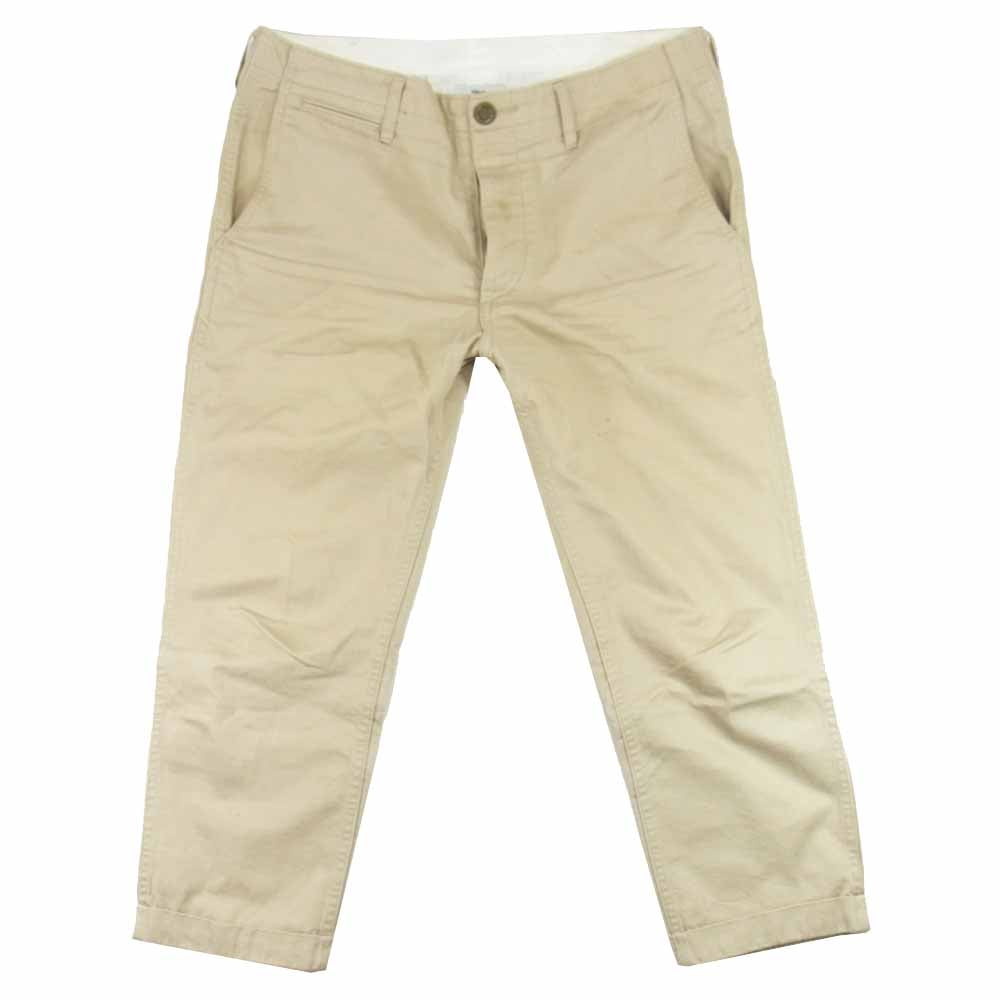 VISVIM ビズビム VS0001649 HIGH-WATER CHINO ハイウォーター チノ パンツ  ベージュ系 M【中古】