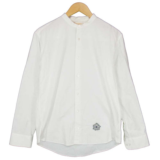 VISVIM ビズビム VS0001521 バンドカラー 長袖 シャツ ホワイト系 M【中古】