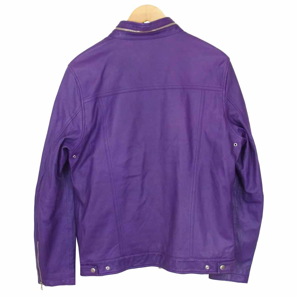 SOPH ソフ SOPH-67028 ラムレザー ライダース ジャケット ブルゾン パープル系 M【中古】