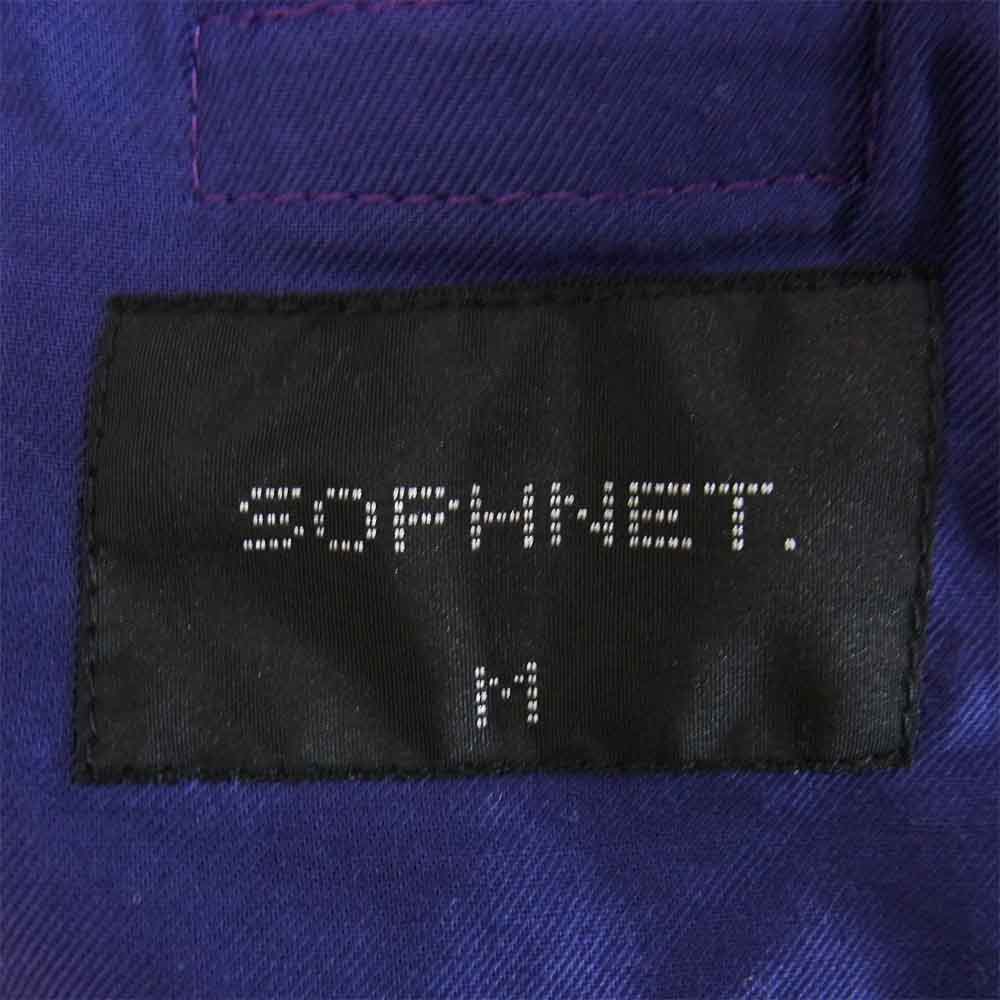 SOPH ソフ SOPH-67028 ラムレザー ライダース ジャケット ブルゾン パープル系 M【中古】