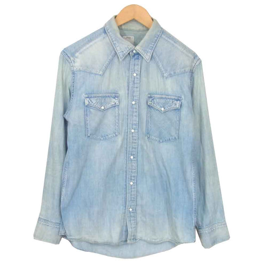 VISVIM ビズビム VS0001822 SOCIAL SCULPTURE SHIRTS L/S デニム ウエスタン シャツ インディゴブルー系 2【中古】