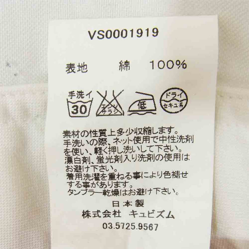 VISVIM ビズビム VS0001919 SASHIKO SHIRT L/S 刺し子 長袖 シャツ ホワイト系 2【中古】