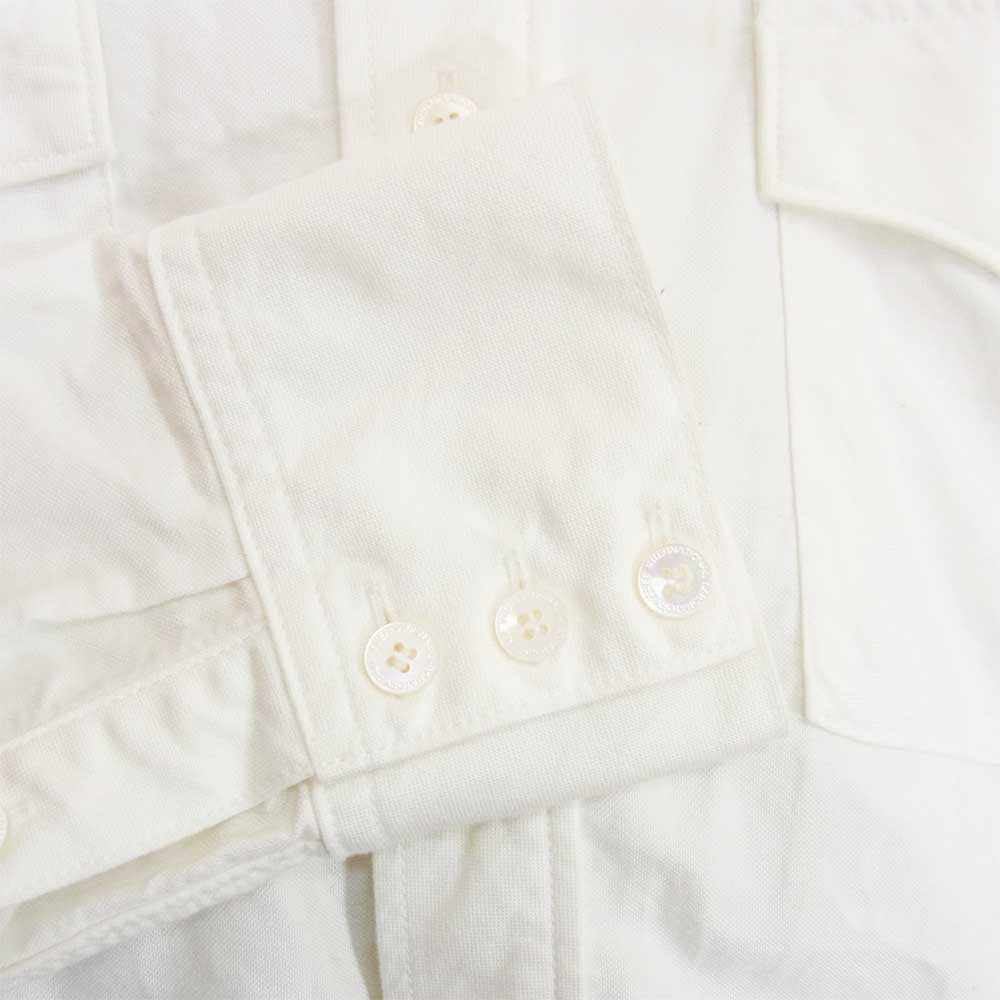 VISVIM ビズビム VS0001919 SASHIKO SHIRT L/S 刺し子 長袖 シャツ ホワイト系 2【中古】