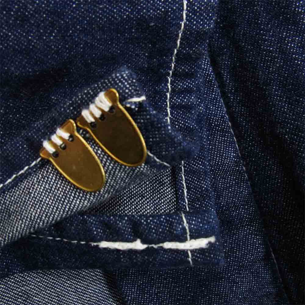 VISVIM ビズビム 0112305006002 LHAMO SHIRT ラモシャツ インディゴブルー系 2【中古】