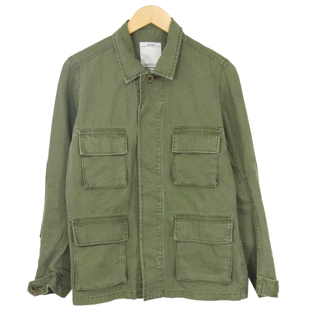 VISVIM ビズビム 0112205013025 KILGORE JKT キルゴア ミリタリー ジャケット カーキ系 2【美品】【中古】