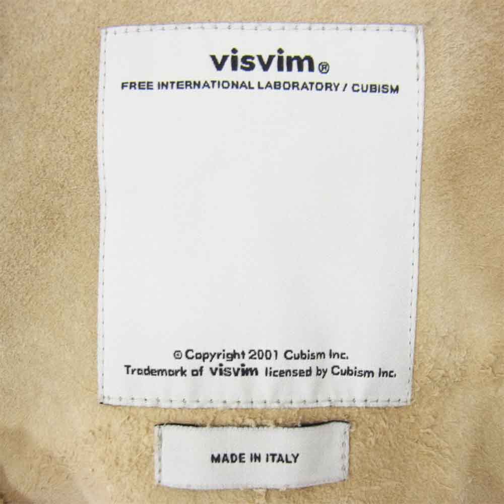 VISVIM ビズビム 112205014029 0112205014029 101 IT カウハイド レザー スエード ジャケット  ベージュ系 2【中古】