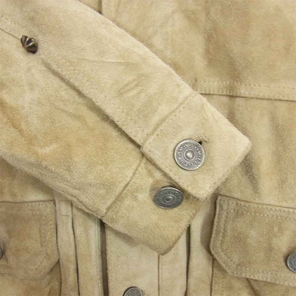 VISVIM ビズビム 112205014029 0112205014029 101 IT カウハイド レザー スエード ジャケット  ベージュ系 2【中古】