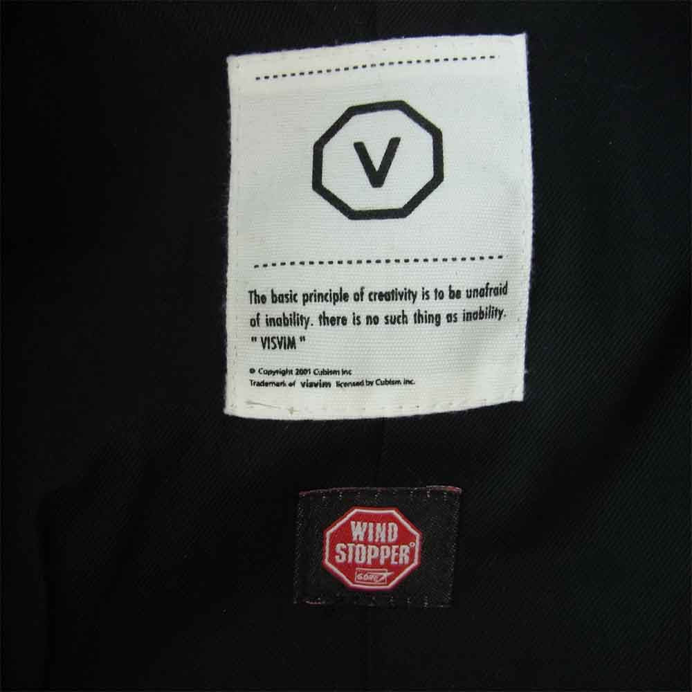 VISVIM ビズビム ELMENDORF JKT 牛革 レザー フライト ジャケット チャコール系 M【中古】
