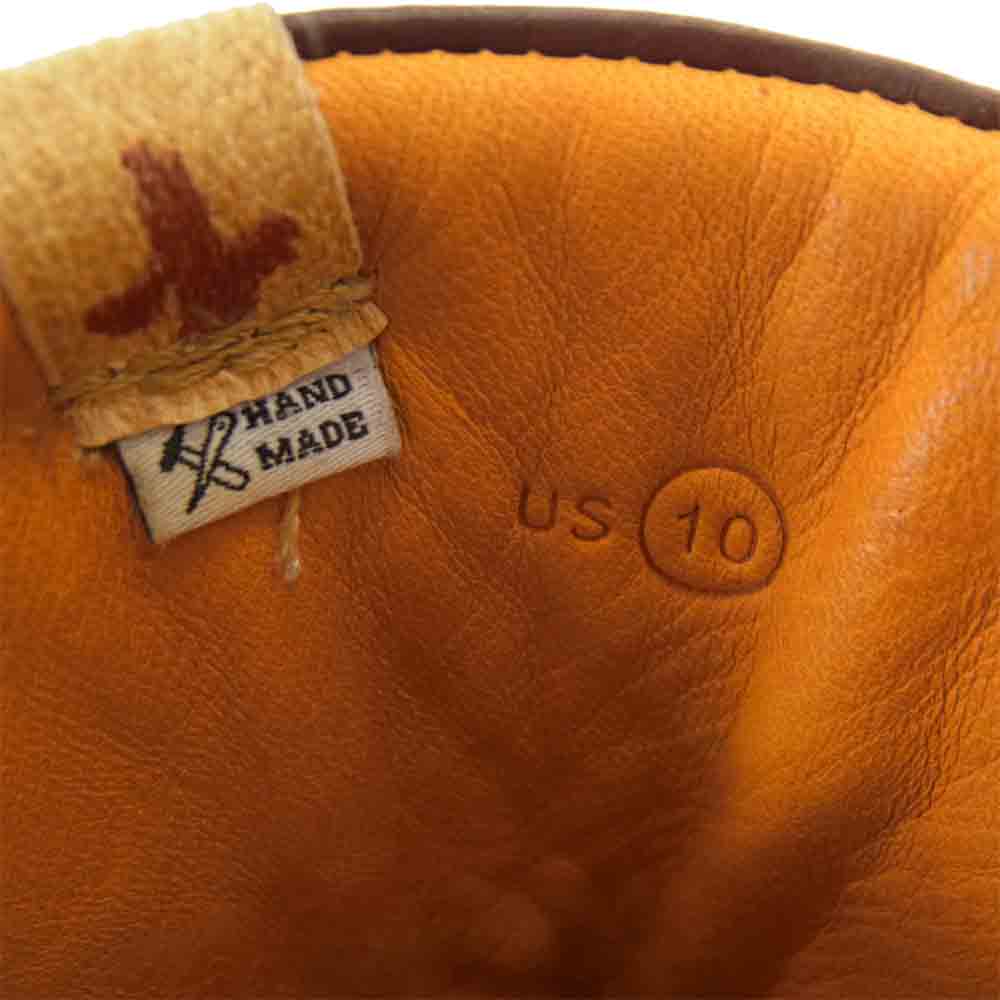 VISVIM ビズビム 0113102002012 13SS COCHISE BOOTS FOLK コーチス ブーツ M10 BROWN ダークブラウン系 US10【中古】