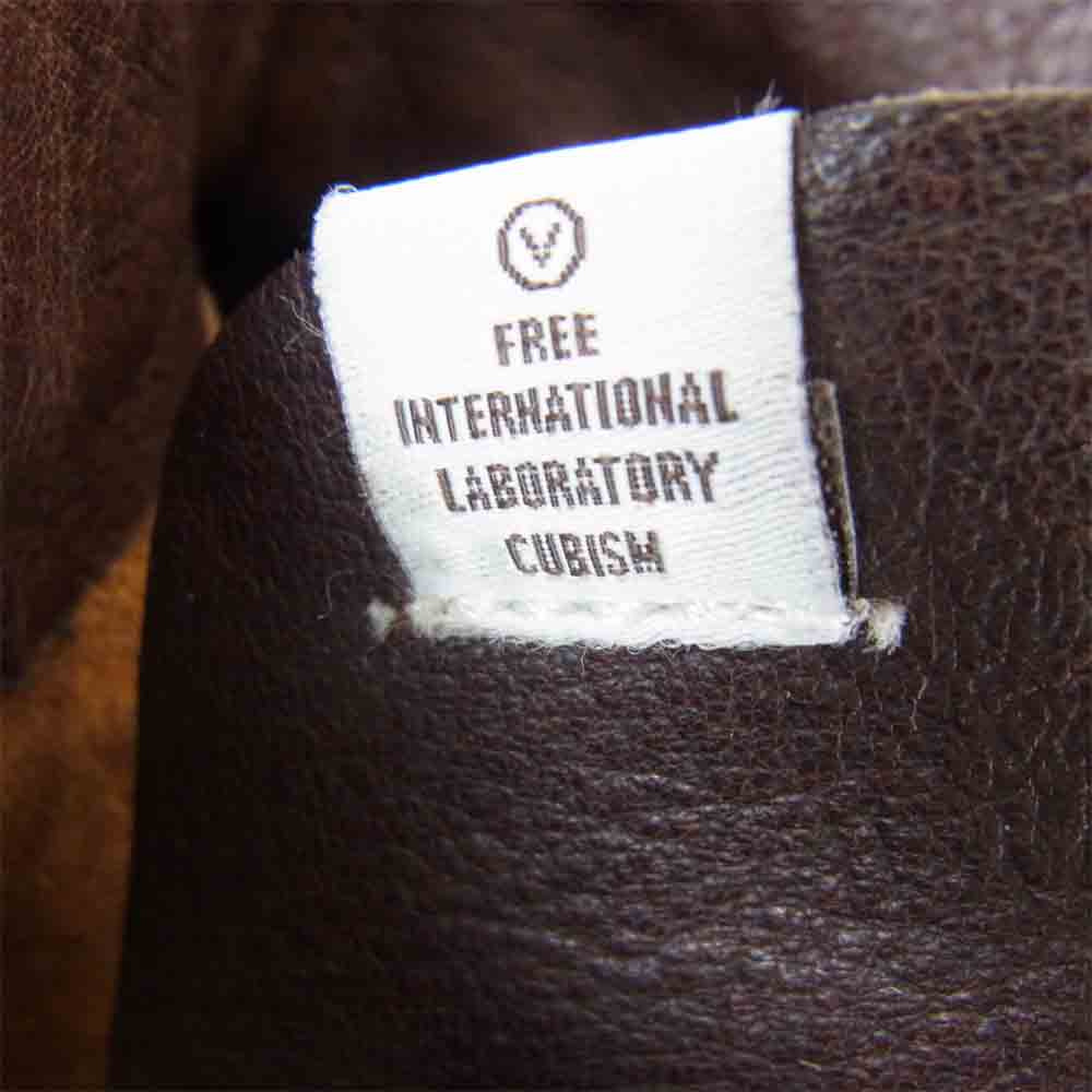 VISVIM ビズビム VIRGIL BOOTS-FOLK KNGR バージル ブーツ カンガルー ダークブラウン系 US 9.5【中古】