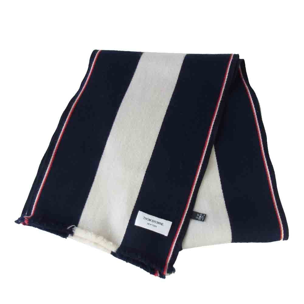 THOM BROWNE トムブラウン ウール マフラー マルチカラー系【中古】