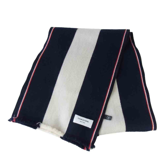 THOM BROWNE トムブラウン ウール マフラー マルチカラー系【中古】