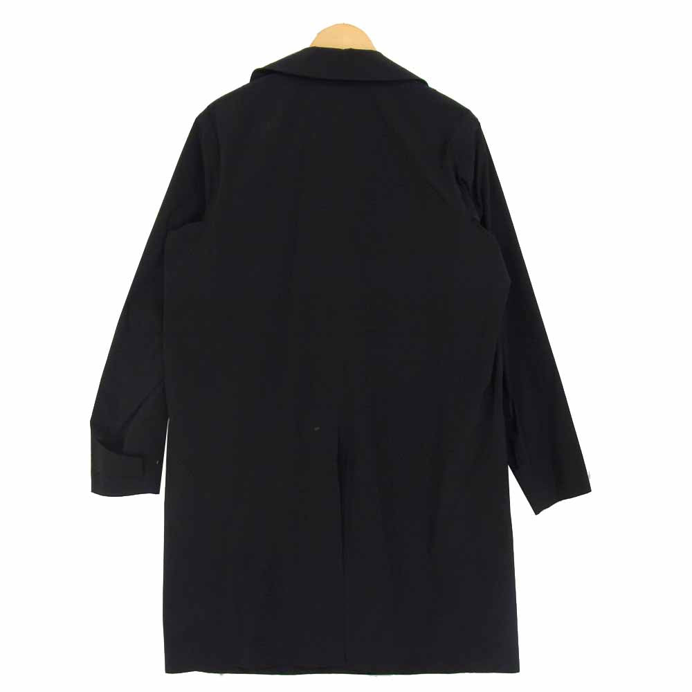 ATTACHMENT アタッチメント 20SS AC01-206 ナイロン 4WAY ストレッチ ステンカラー コート ブラック系 4【新古品】【未使用】【中古】