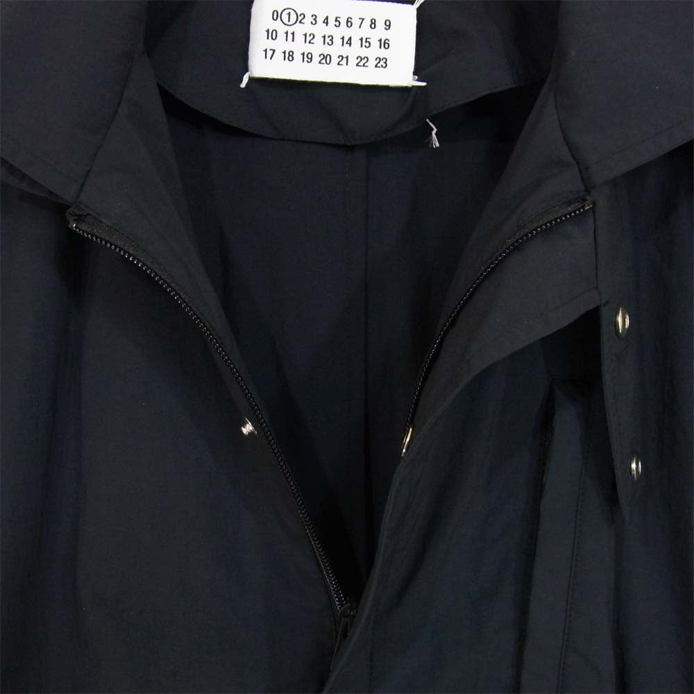 MAISON MARGIELA メゾンマルジェラ S51AH0139 RECYCLED NYLON オーバーサイズ コート ダークネイビー系 表記無し【美品】【中古】