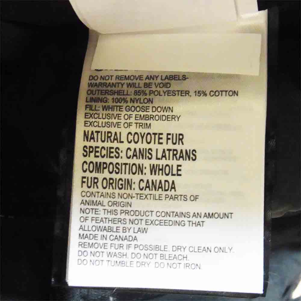 CANADA GOOSE カナダグース 20AW 9501M サザビーリーグ 国内正規品 SNOW MANTRA PARKA スノー マントラ パーカー ダウン ジャケット ブラック系 M【中古】