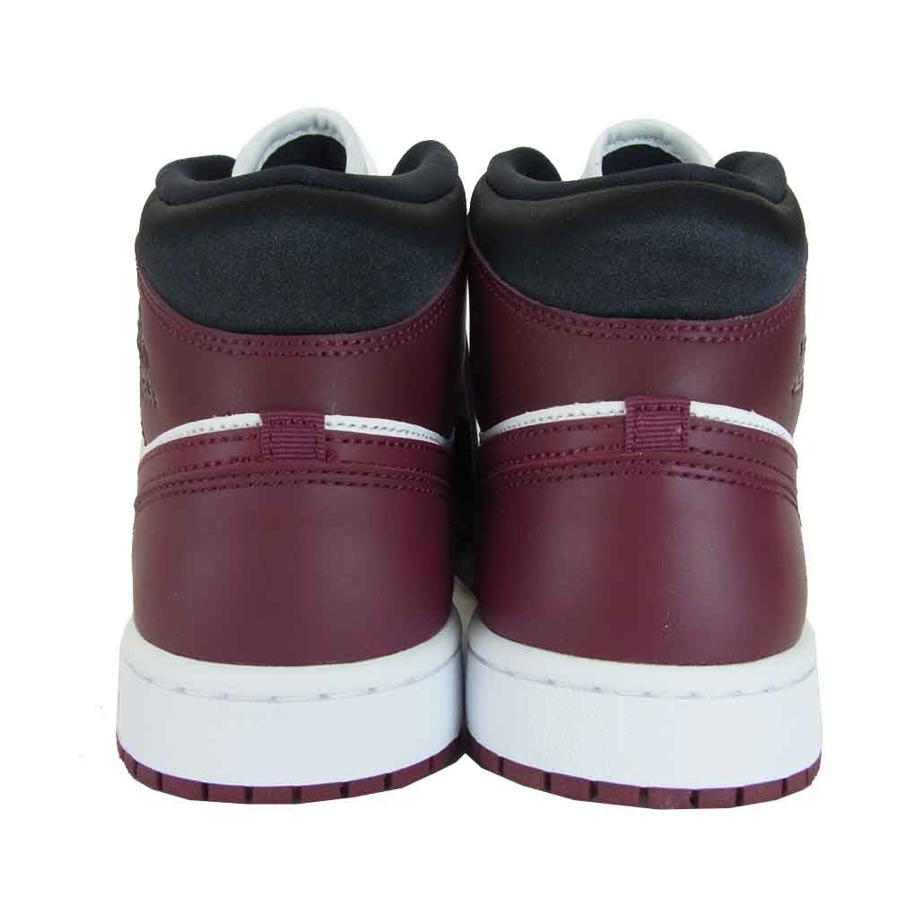 NIKE AIR JORDAN ナイキ ジョーダン CZ4385 016 WMNS AIR JORDAN 1 MID SE スニーカー ブラック ホワイト/バーガンディ 26cm【新古品】【未使用】【中古】