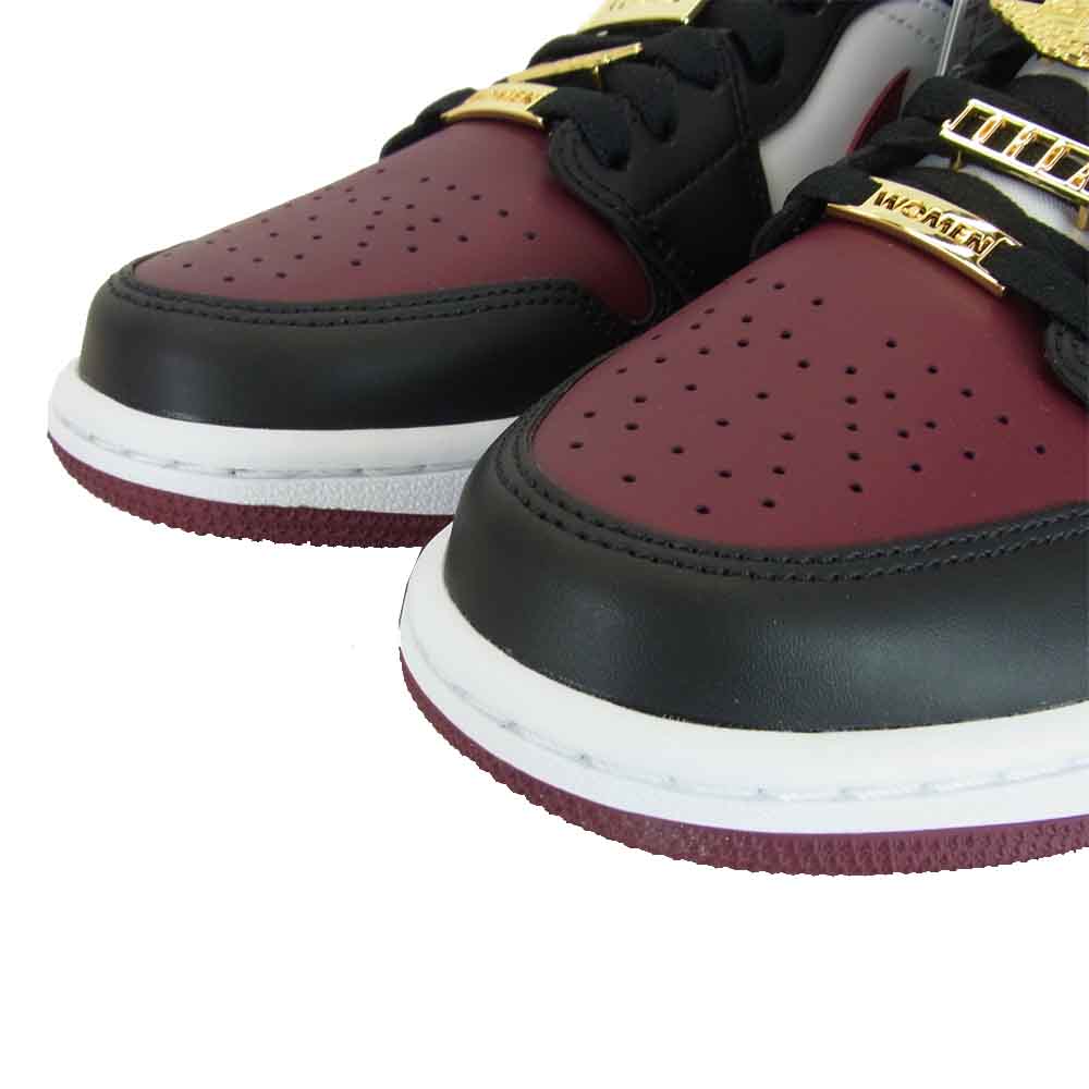 NIKE AIR JORDAN ナイキ ジョーダン CZ4385 016 WMNS AIR JORDAN 1 MID SE スニーカー ブラック ホワイト/バーガンディ 26cm【新古品】【未使用】【中古】