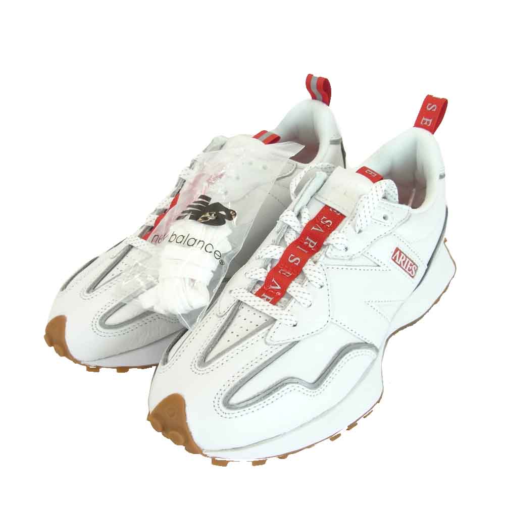 NEW BALANCE ニューバランス MS327ARI ARIES アリーズ スニーカー ホワイト系 US8D【新古品】【未使用】【中古】