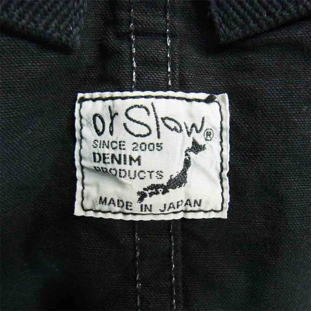 orSlow オアスロウ × ジーンズファクトリー ハンティング ベスト ブラック系【中古】