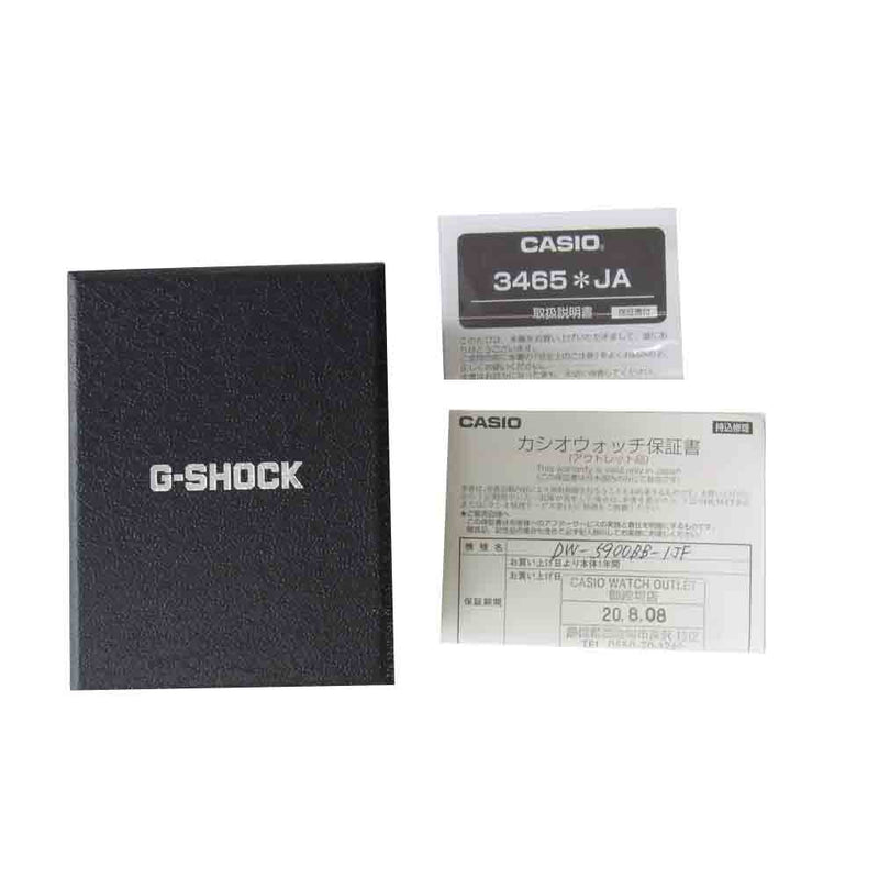 G-SHOCK ジーショック DW-5900BB-1JF SPECIAL COLOR オール ブラック ブラック系【中古】