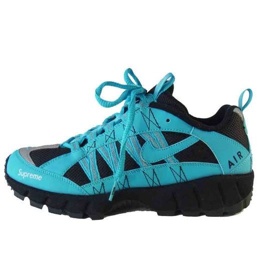 Supreme シュプリーム 924464-400 × ナイキ エア フマラ NIKE AIR HUMARA BLUE LAGOON  黒×青 26.5㎝【中古】