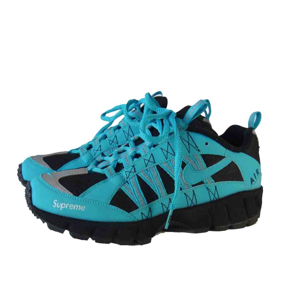 Supreme シュプリーム 924464-400 × ナイキ エア フマラ NIKE AIR HUMARA BLUE LAGOON  黒×青 26.5㎝【中古】