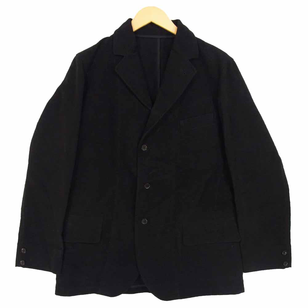 アナトミカ コットン モールスキン 3B テーラード ジャケット ブラック系 50【中古】