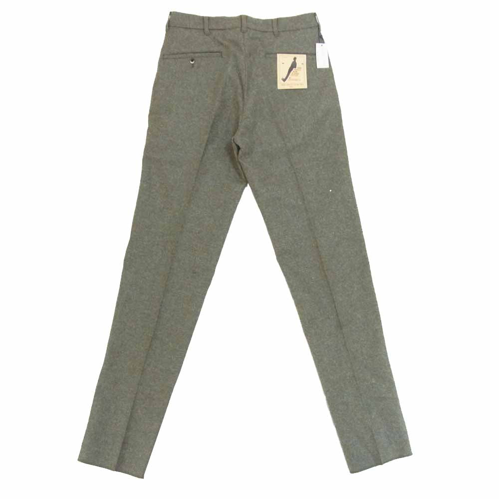 アナトミカ 530-482-0217032 ATC STAY PRESS PTS LOVAT ウール スラックス パンツ グリーン系 32【新古品】【未使用】【中古】