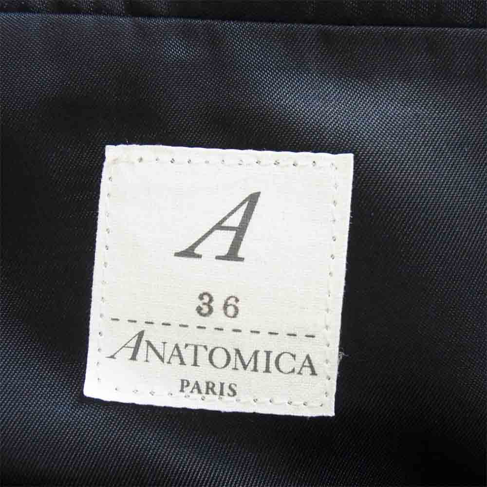 アナトミカ 530-522-24 ウール混 3B テーラード ジャケット ダークネイビー系 36【美品】【中古】