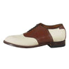 ALDEN オールデン アナトミカ ANATOMICA M3301F SADDLE OXFORD サドル オックスフォード シューズ 白×茶系 8.5【中古】