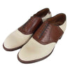 ALDEN オールデン アナトミカ ANATOMICA M3301F SADDLE OXFORD サドル オックスフォード シューズ 白×茶系 8.5【中古】